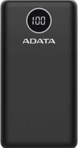 ADATA P20000QCD 20000mAh Quick Charge Powerbank - Black Adata — view 2