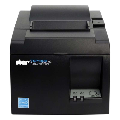 Star TSP143III Thermal Receipt Printer Auto Cutter LAN Black Star Micronics — view 2