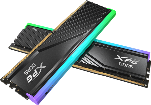 XPG Lancer Blade 32GB (2*16GB) DDR5-6000 DIMM Black RGB Lifetime CL30 Adata — view 2