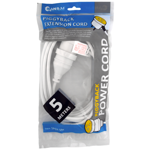 Sansai Piggy Back Extension Cord 5M Sansai — view 2
