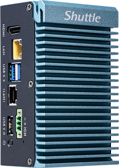 Shuttle SPCEL02 J6412 Fanless Industrial PC Shuttle — view 2