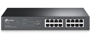 TP-Link SG1016PE 16 Port Gigabit Switch Easy Smart Rack Mount 8x PoE+ TP-Link — view 2