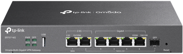 TP-Link ER707-M2 Omada 6 Port Multi-Gigabit VPN Router TP-Link — view 2
