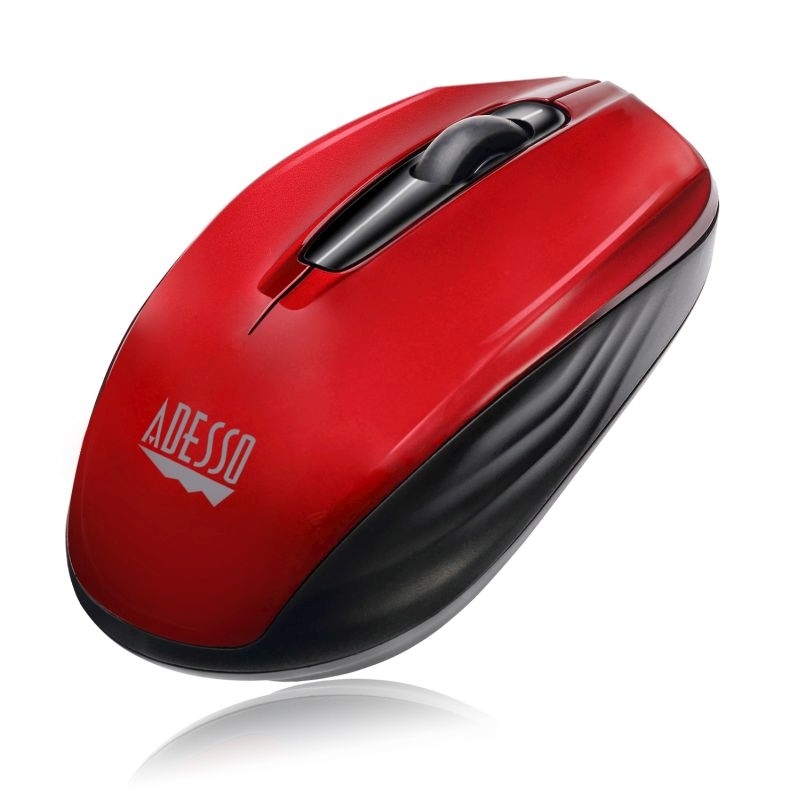 Adesso Wireless Mini Mouse Red Adesso — view 2