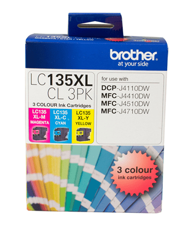 Brother LC135XL CMY Colour Pk Brother — view 2