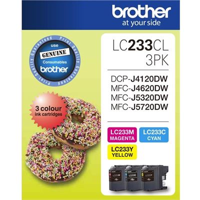 Brother LC233 CMY Colour Pack Brother — view 2