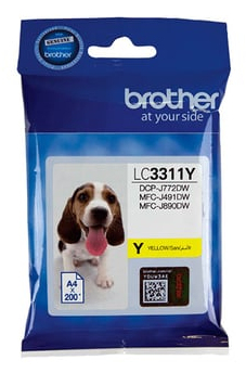 Brother LC3313Y Yellow Ink Brother — view 2