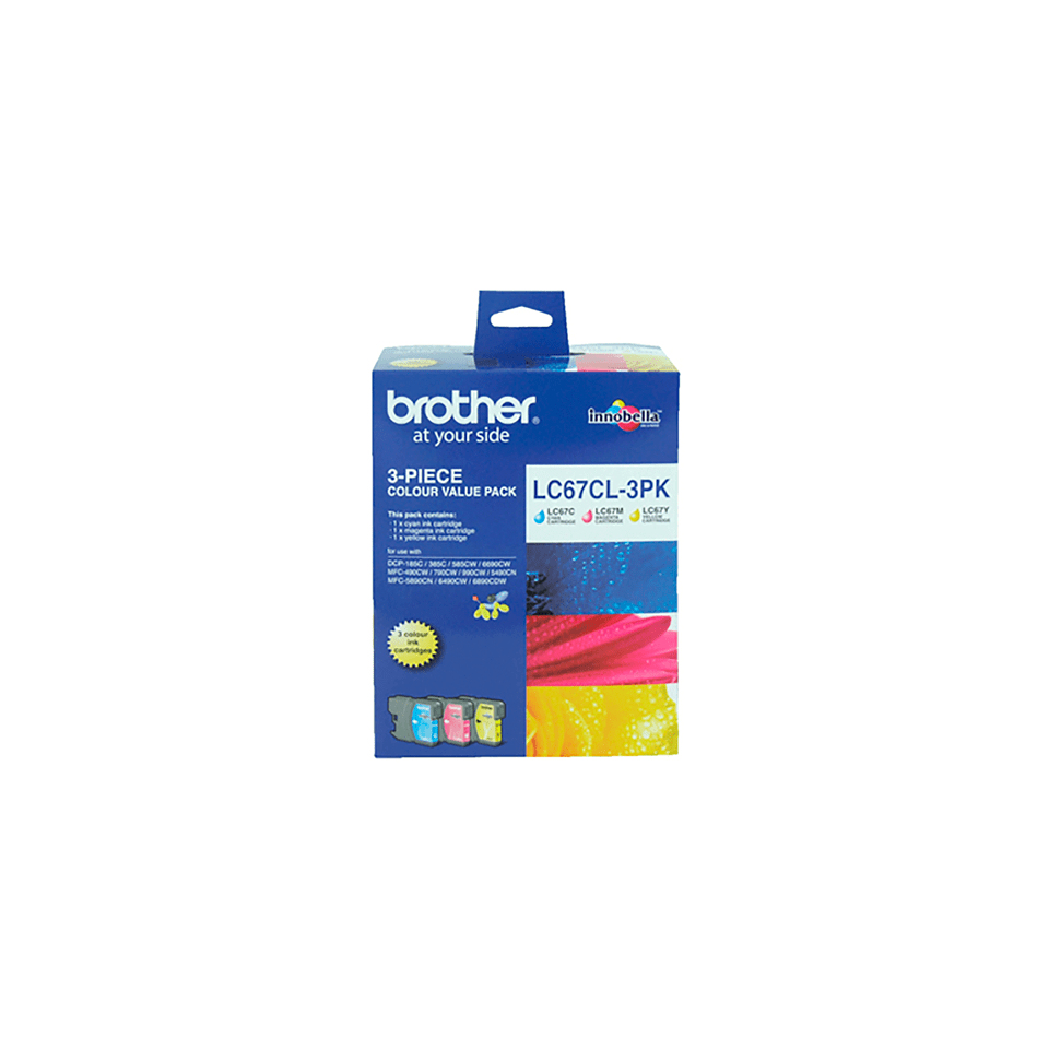 Brother LC67 CMY Colour Pack Brother — view 2
