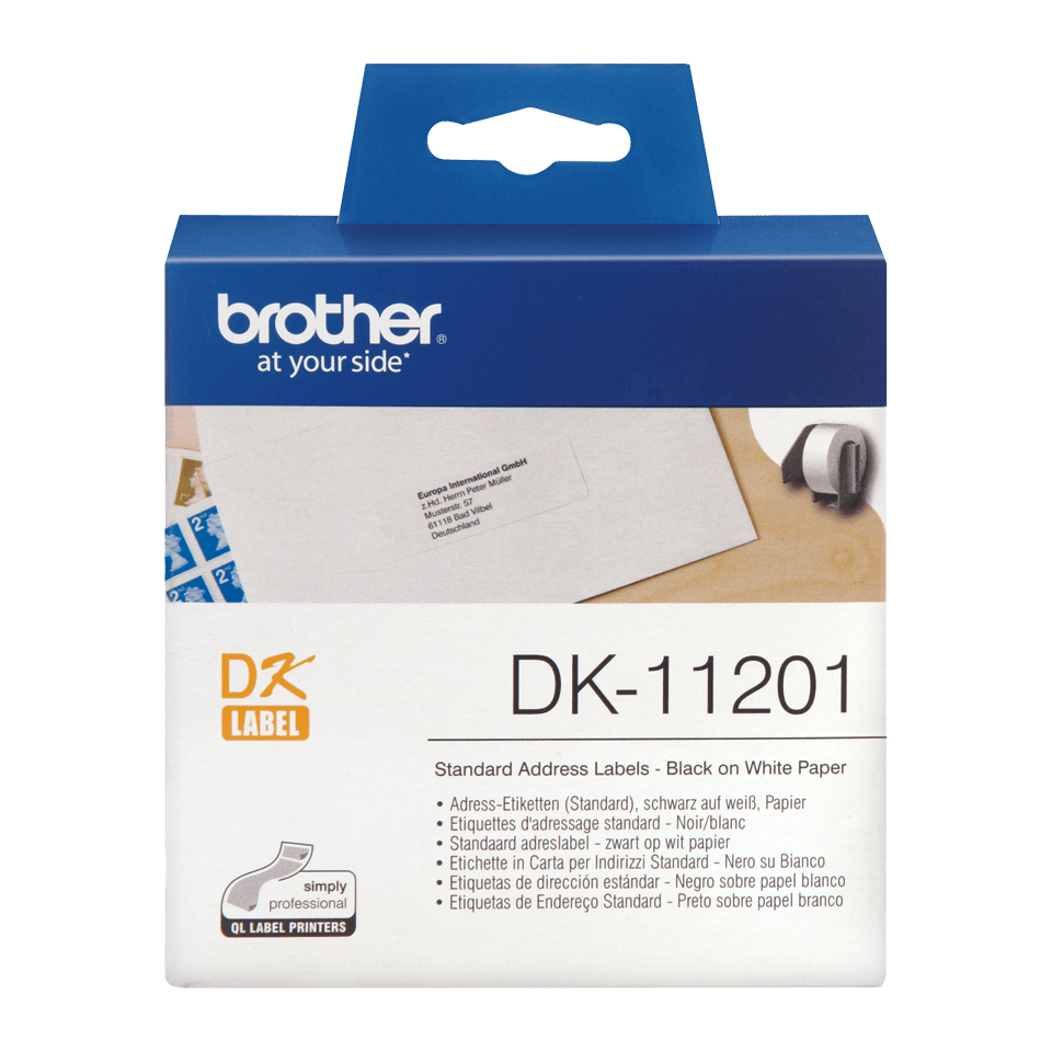 Brother DK11201 White Label Brother — view 3