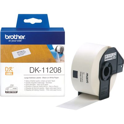 Brother DK11208 White Label Brother — view 2