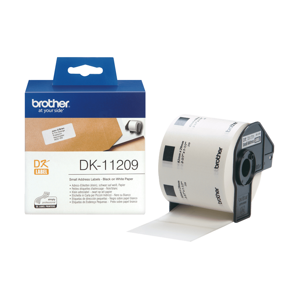 Brother DK11209 White Label Brother — view 2