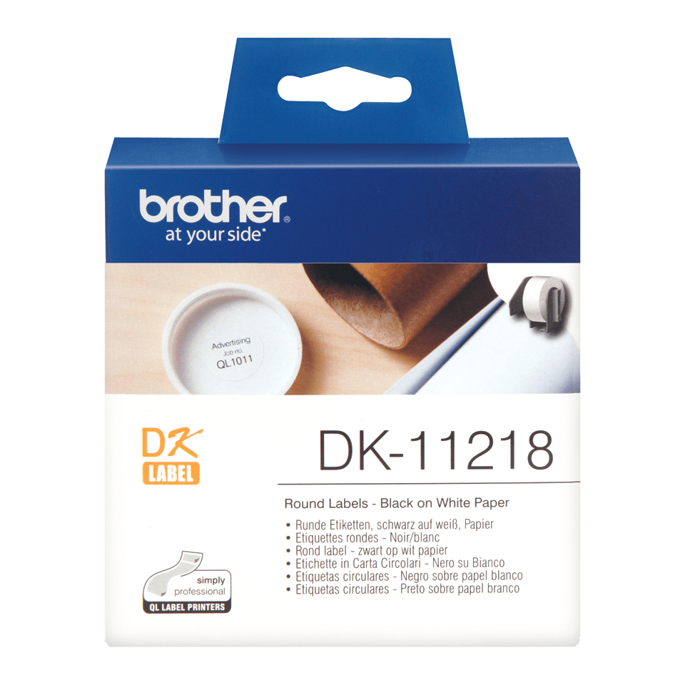 Brother DK11218 White Label Brother — view 3