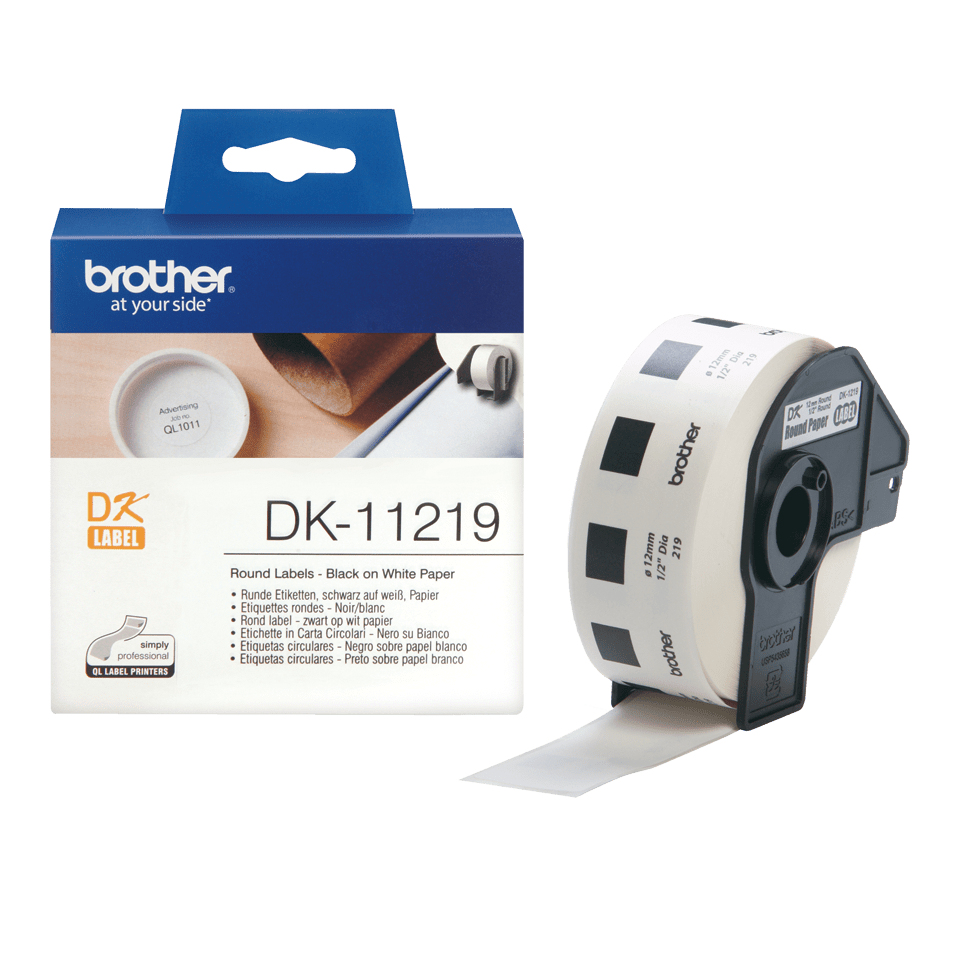 Brother DK11219 White Label Brother — view 2