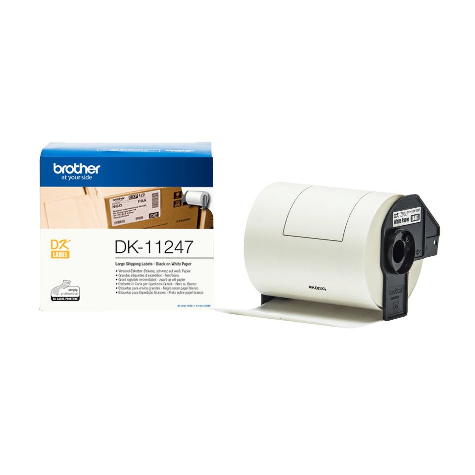 Brother DK11247 White Label Brother — view 2