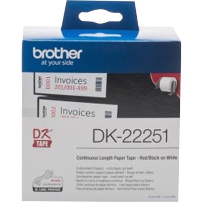 Brother DK22251 White Roll Brother — view 2