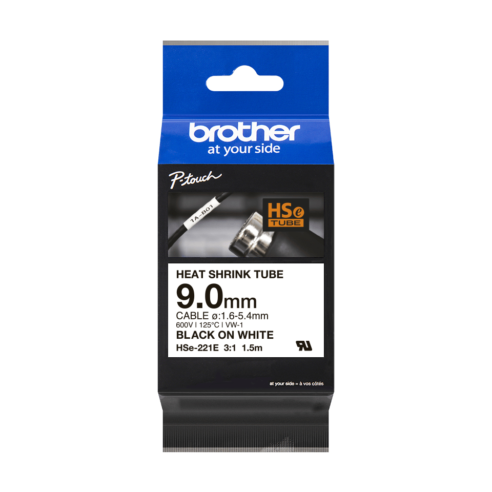 Brother tape black on white Brother — view 2