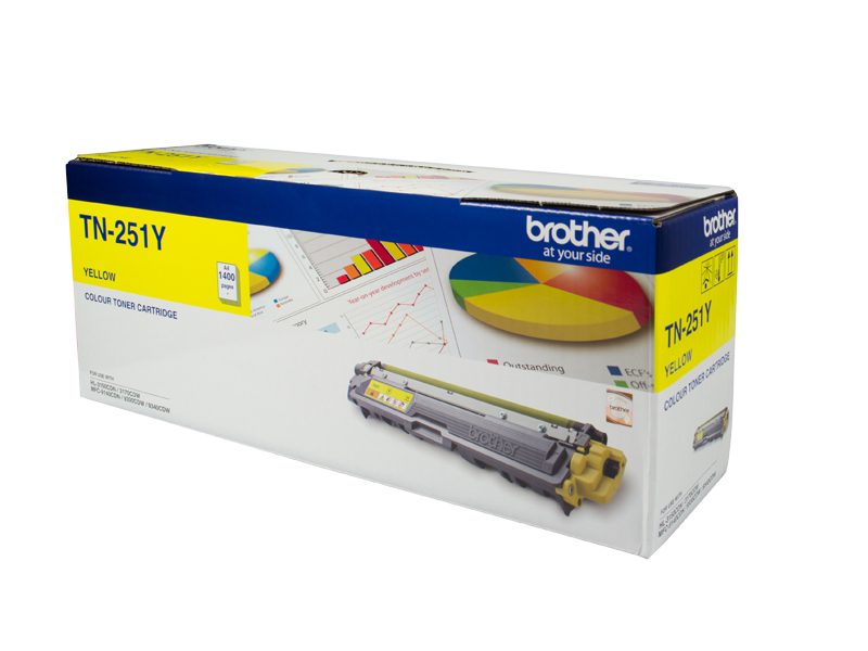 Brother TN251 Yell Toner Cart Brother — view 2