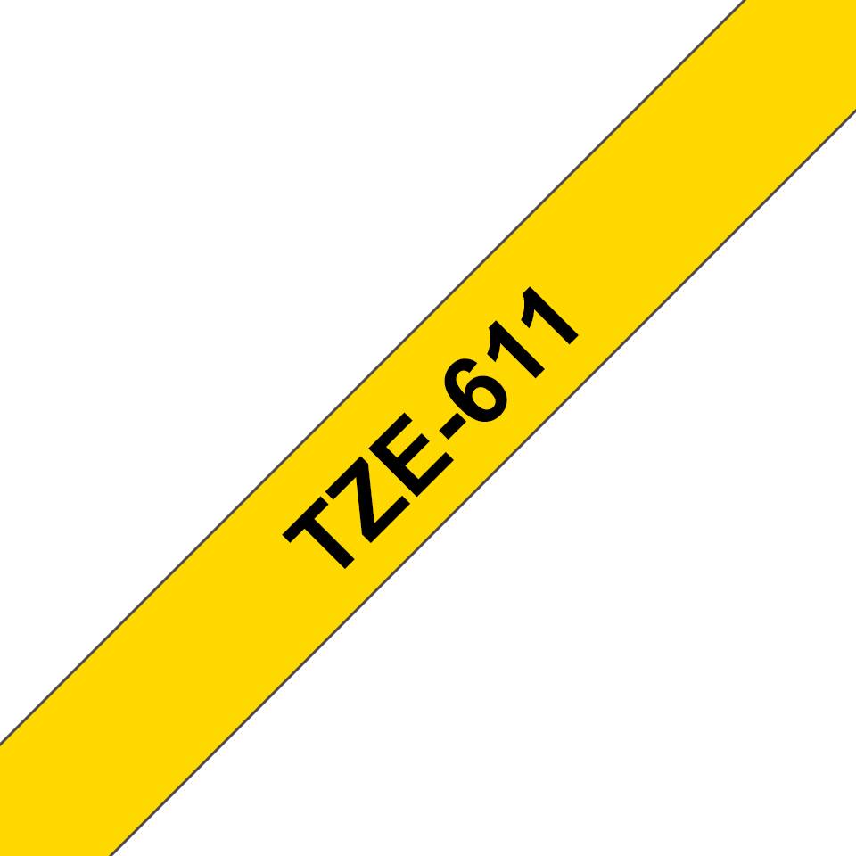 Brother TZe611 Labelling Tape Brother — view 2