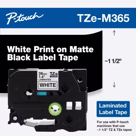 Brother TZEM365 Laminated Tape Brother — view 2
