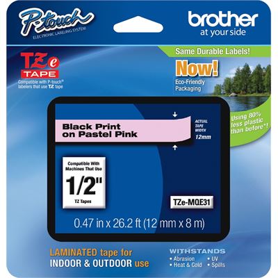 Brother TZEMQE31 Labellin Tape Brother — view 2