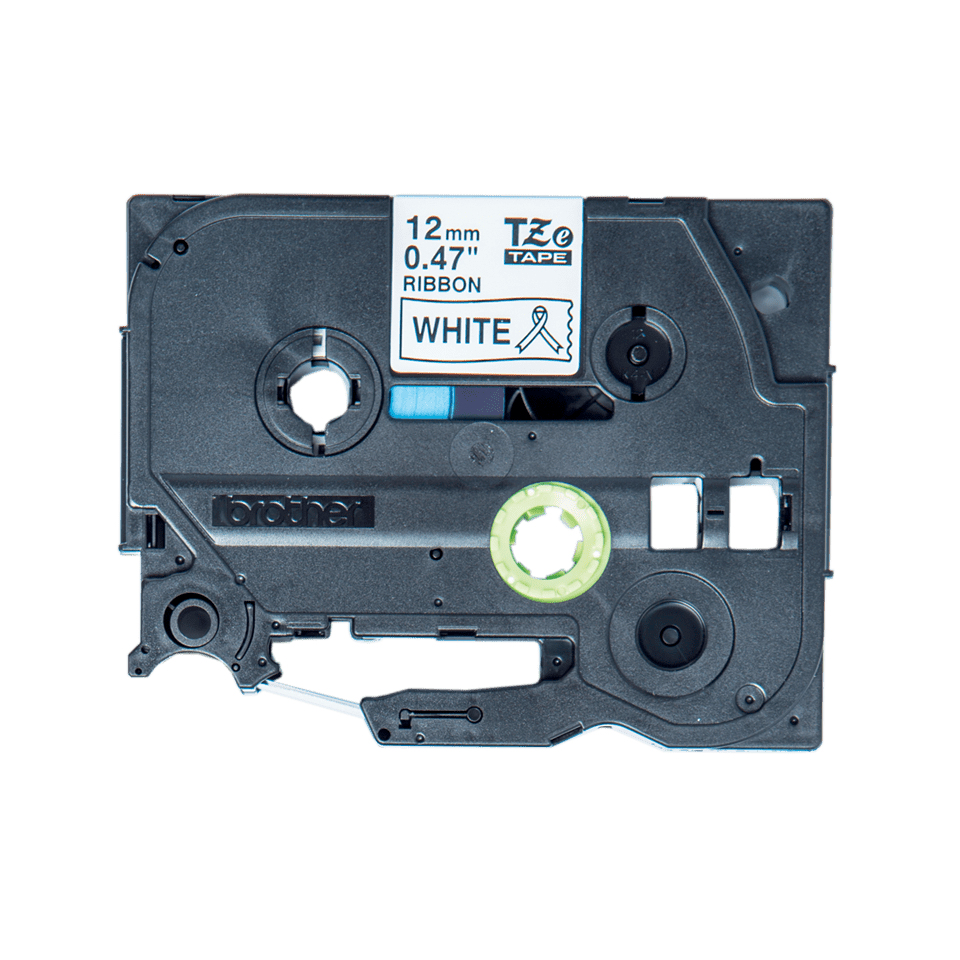 Tape Blk on White TZER231 Brother — view 3