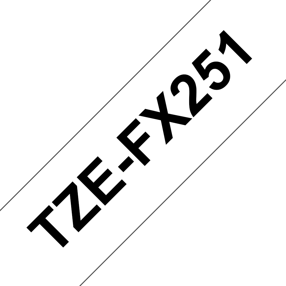 Brother TZeFX251 Flexible Tape Brother — view 2