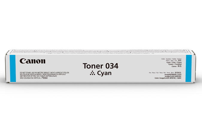 Canon CART034 Cyan Toner Canon — view 3