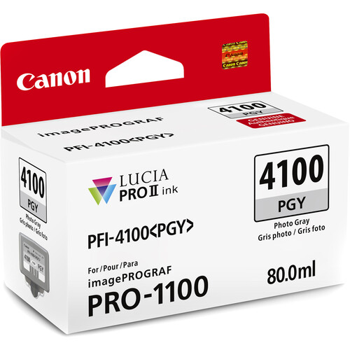Canon PFI4100 Ph Grey Ink Cart Canon — view 2
