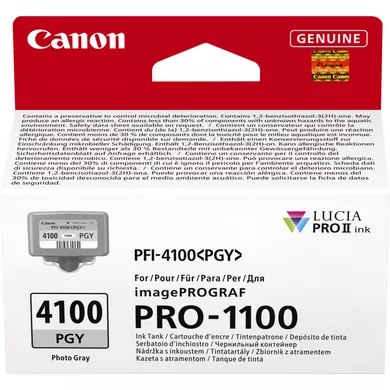 Canon PFI4100 Ph Grey Ink Cart Canon — view 3
