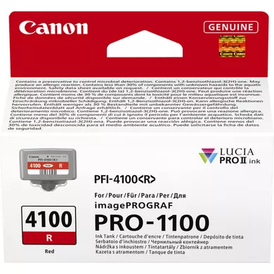Canon PFI4100 Red Ink Cart Canon — view 3
