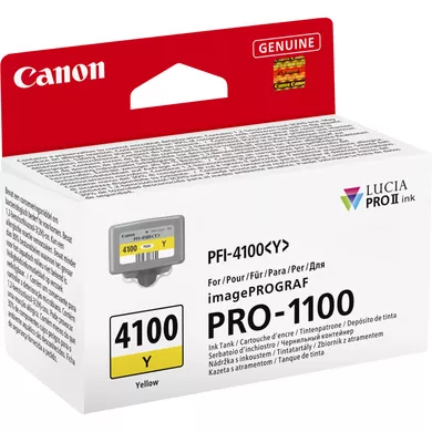 Canon PFI4100 Yellow Ink Cart Canon — view 4