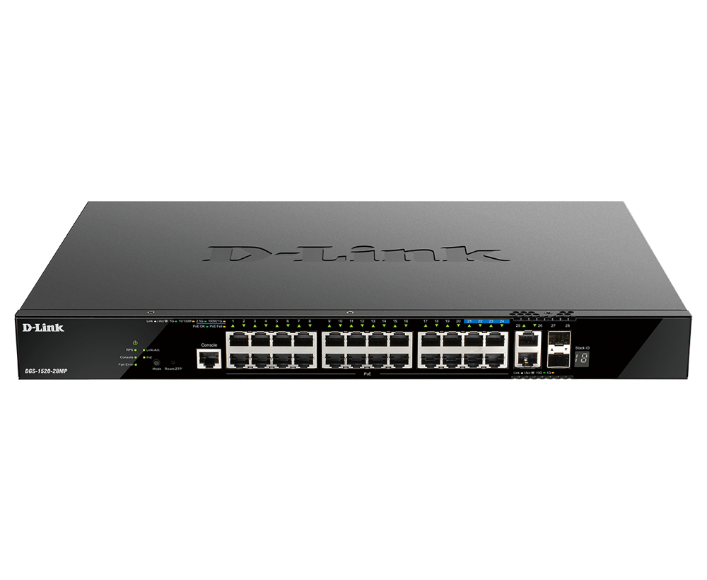 D-LINK DGS-1520-28MP Switch D-Link — view 2