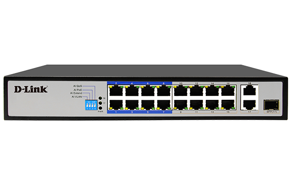 D-LINK DES-F1018P-E PoE Switch D-Link — view 2