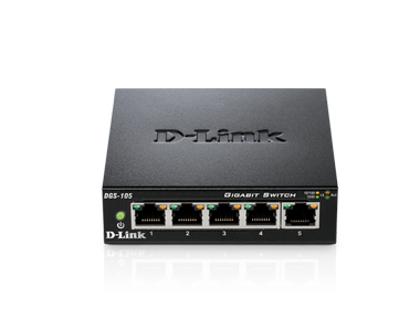 D-LINK DGS-105 Desktop Switch D-Link — view 3