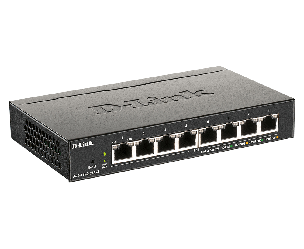 D-LINKDGS-1100-08P PoE Switch D-Link — view 3