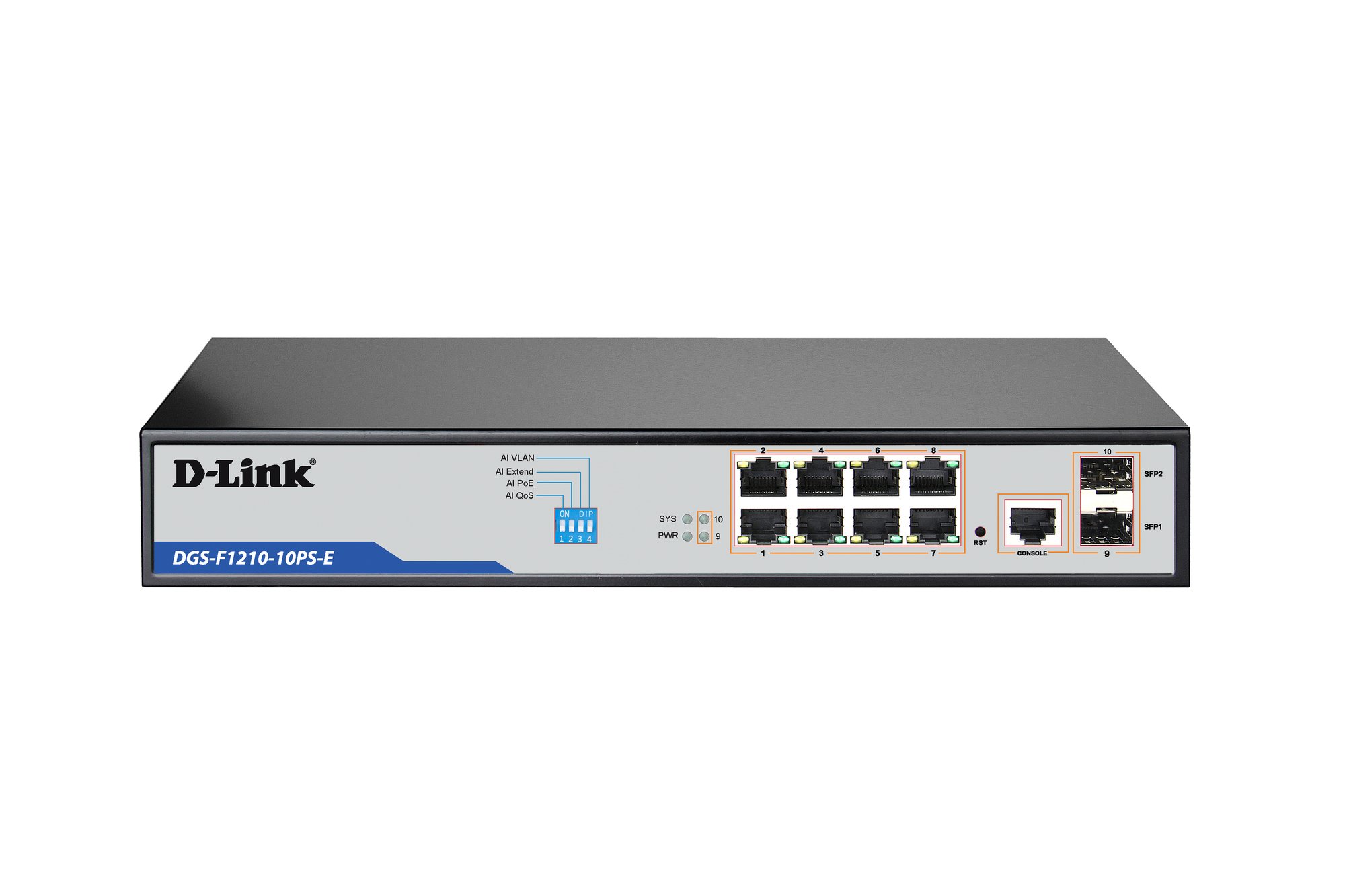 D-Link DGS-F1210-10PS-E Switch D-Link — view 2