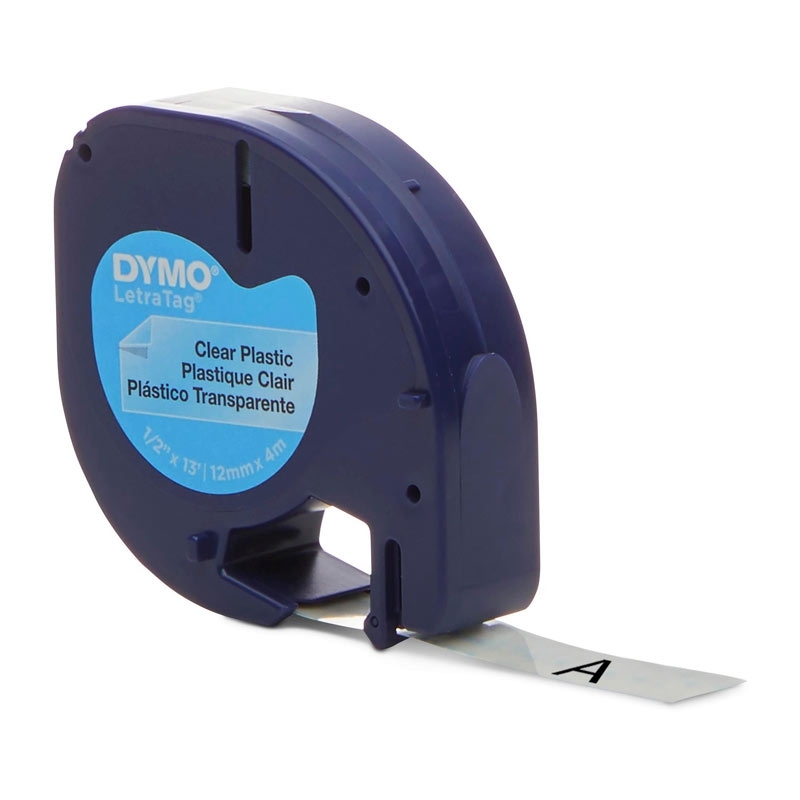 Dymo LT Plastic 12mm x 4m Clr Dymo — view 4