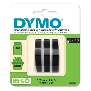 Dymo Emb Tape 3pk Blk 9mm x 3m Dymo — view 2
