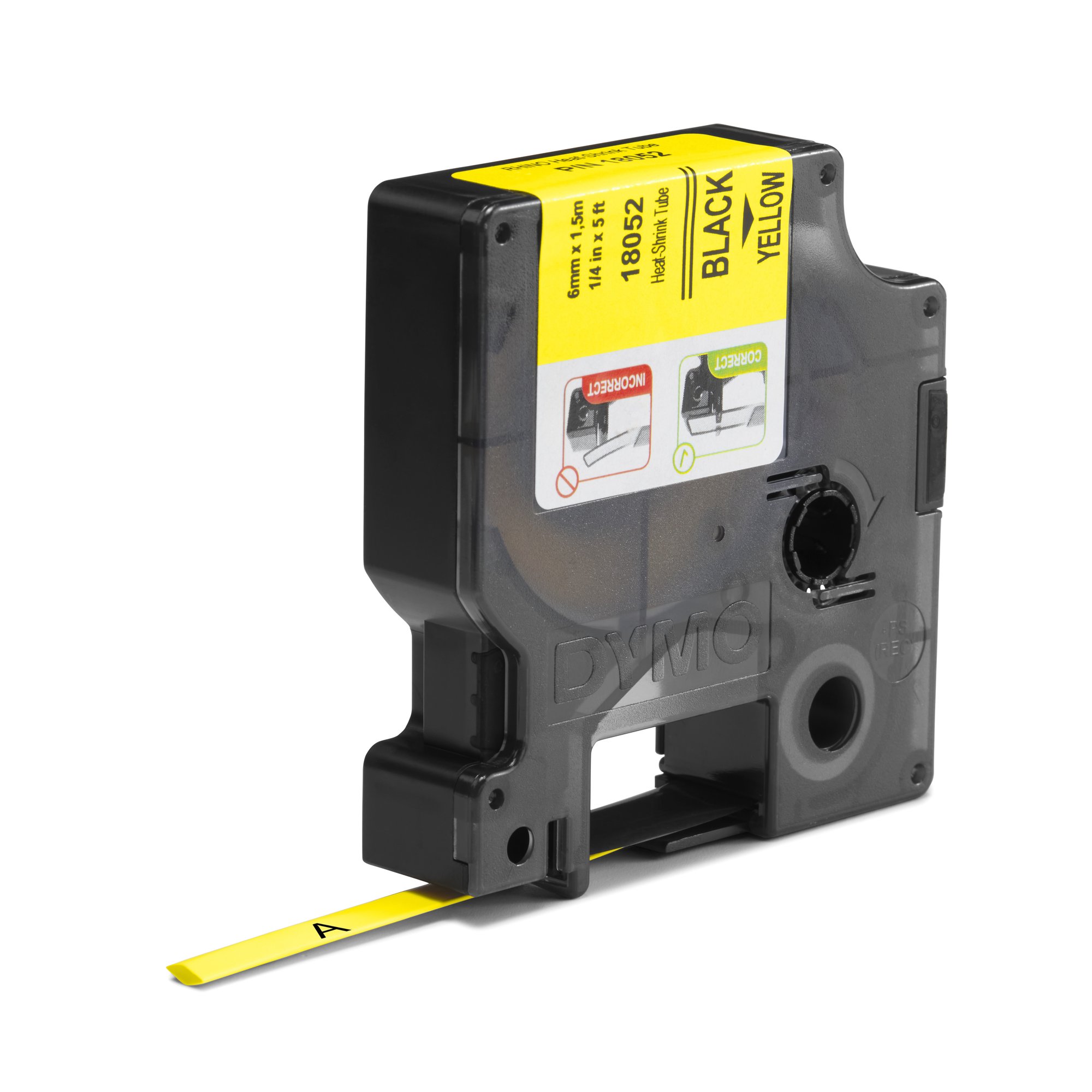 Dymo Rhino H/S Lbl 6mm Yellow Dymo — view 3