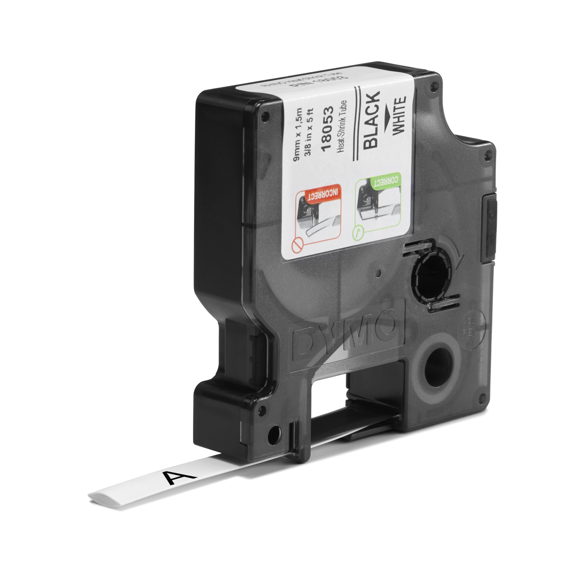 Dymo Rhno Tube Ht Shrk 9mm Wht Dymo — view 3