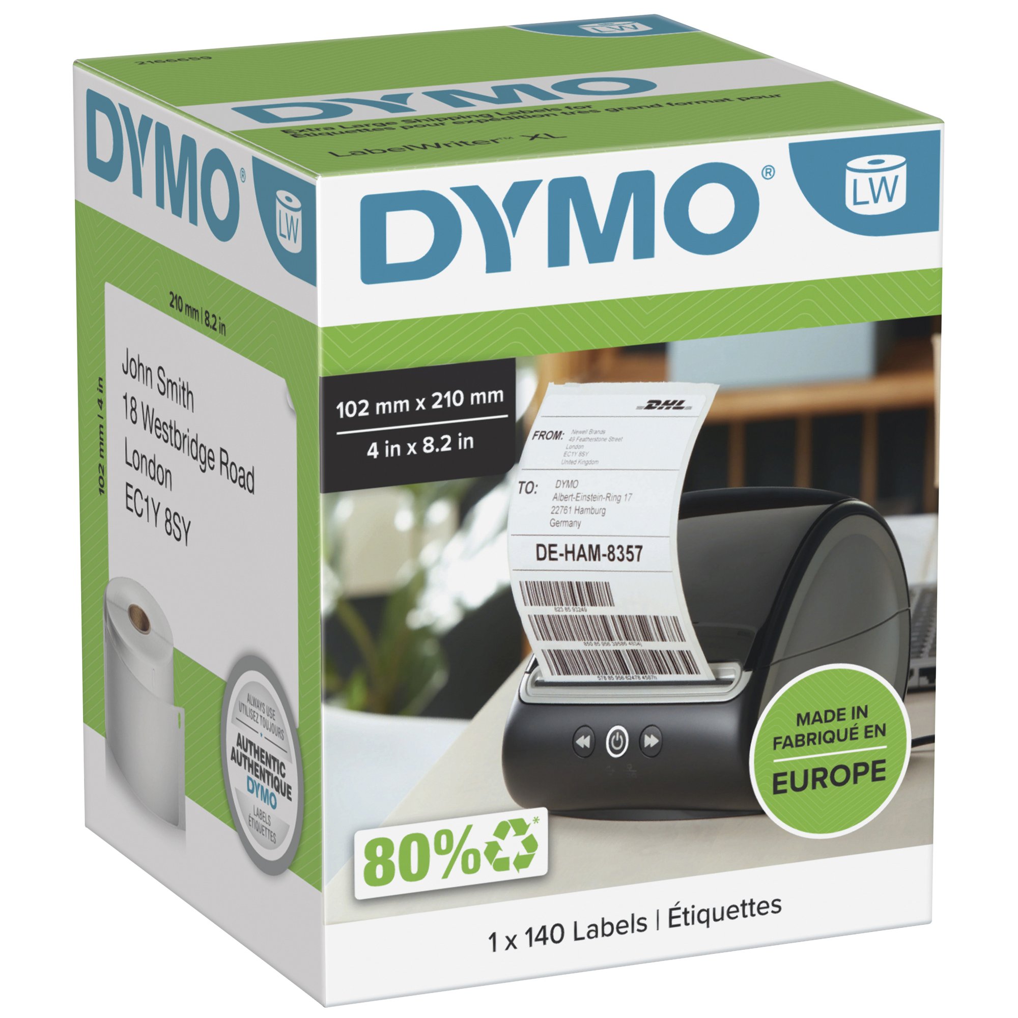 Dymo LW Labels DHL 102X210mm Dymo — view 2