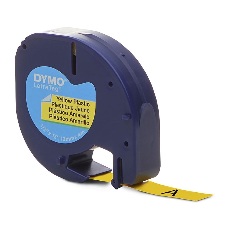 Dymo LT Plastic 12mm x 4m Yell Dymo — view 3
