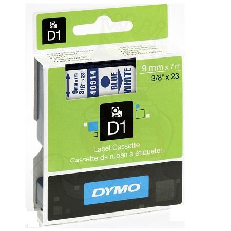 Dymo Blue on Wht 9mm x7m Tape Dymo — view 2