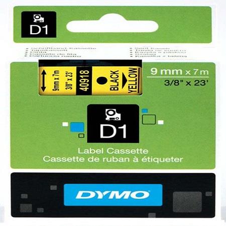 Dymo Blk on Yell 9mm x7m Tape Dymo — view 2