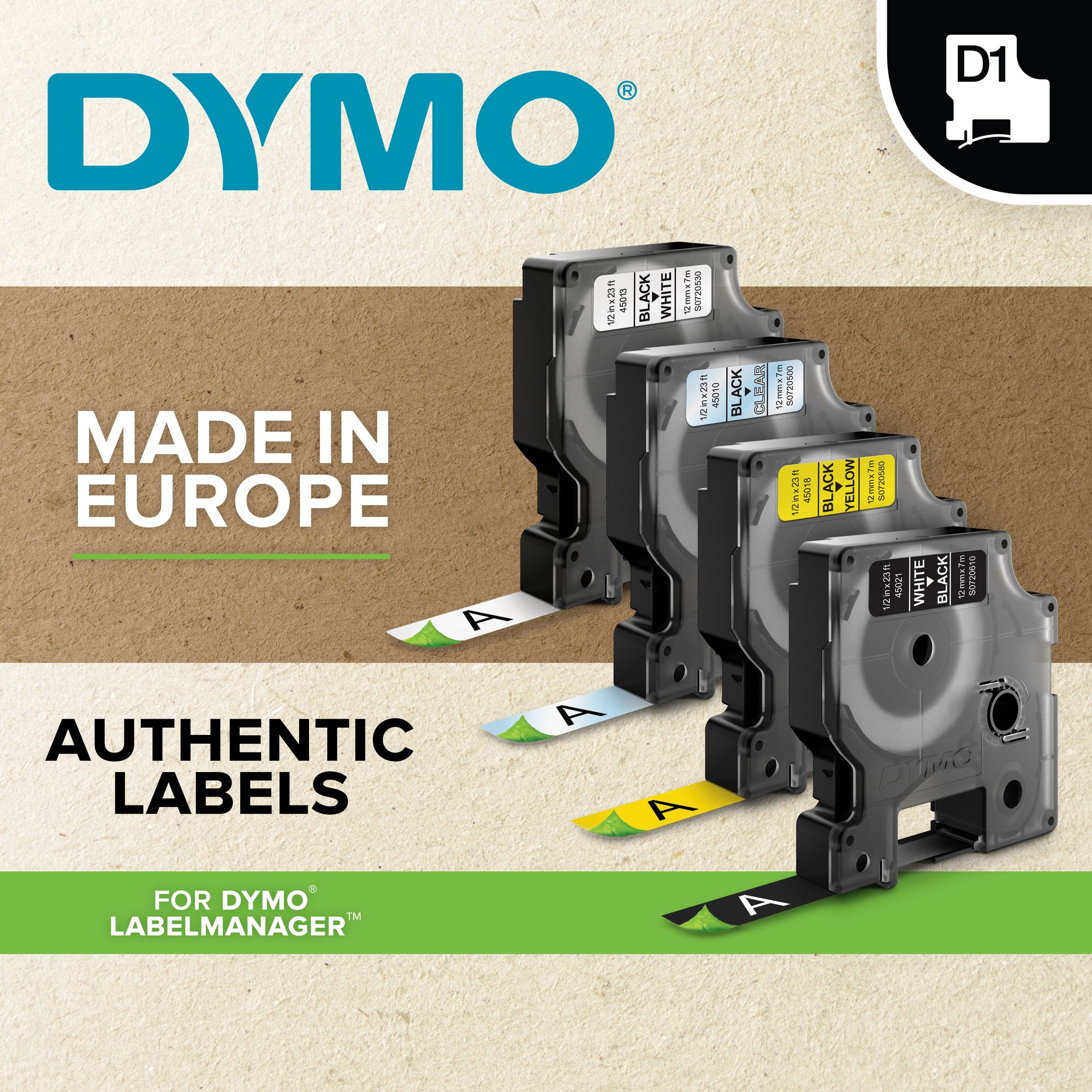 Dymo Blk on Clr 6mm x7m Tape Dymo — view 6