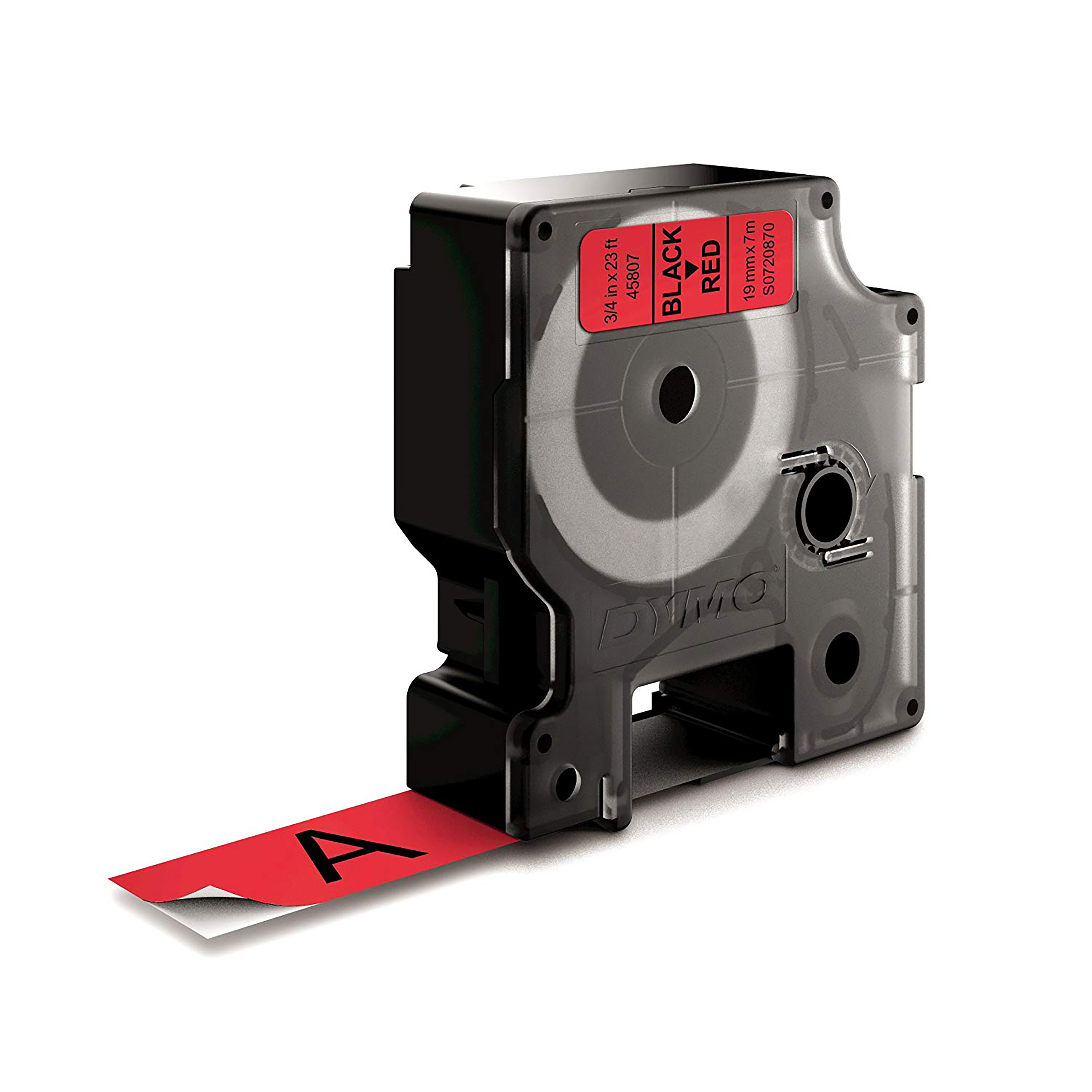 Dymo Blk on Red 19mmx7m Tape Dymo — view 5