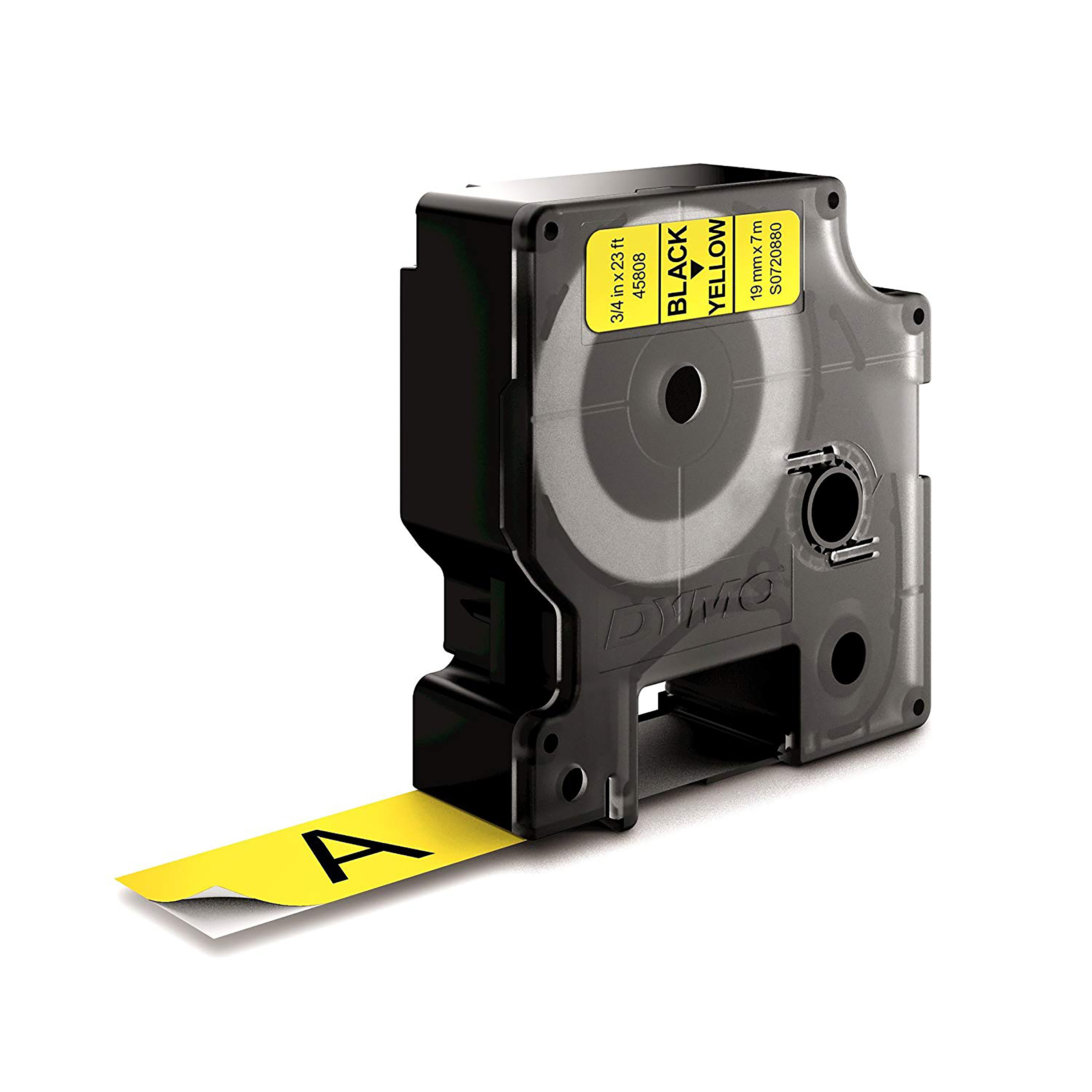 Dymo Blk on Yell 19mmx7m Tape Dymo — view 5