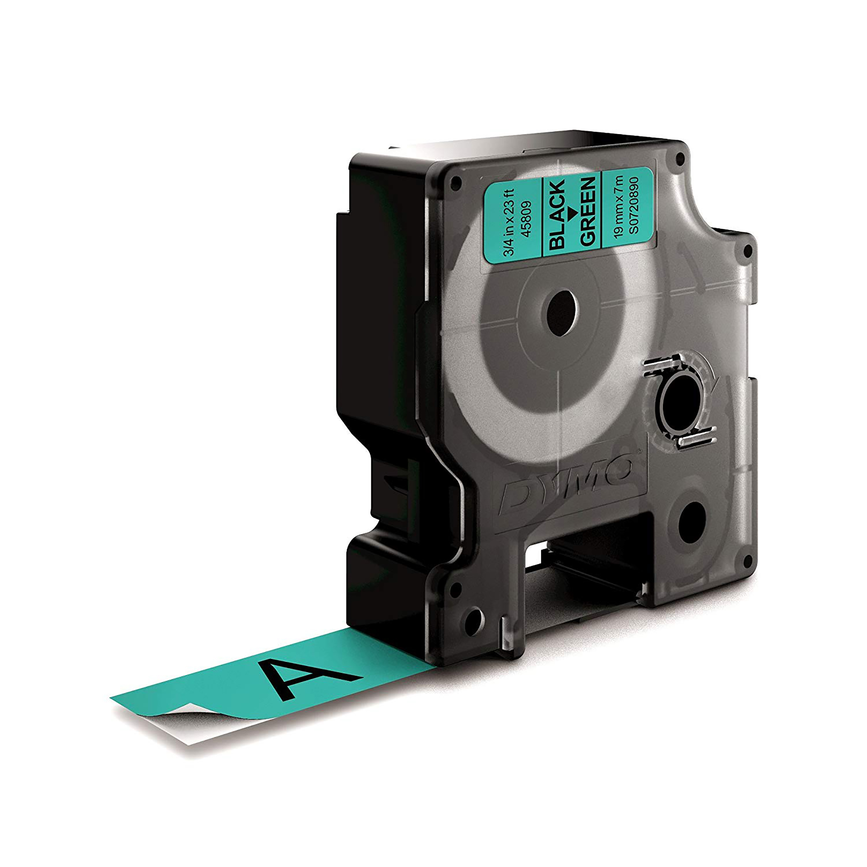 Dymo Blk on Grn 19mmx7m Tape Dymo — view 5