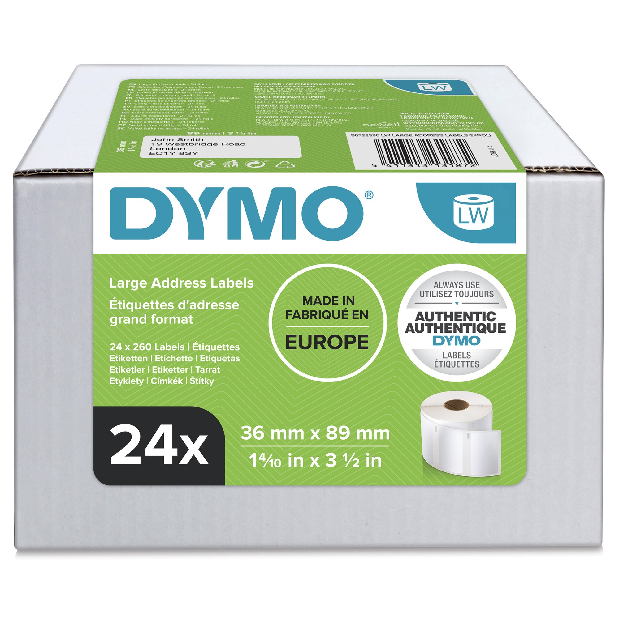 Dymo LW Lg Adrs Label Bulk 24 Dymo — view 2