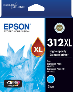 Epson 312 HY Cyan Ink Cart Epson — view 2